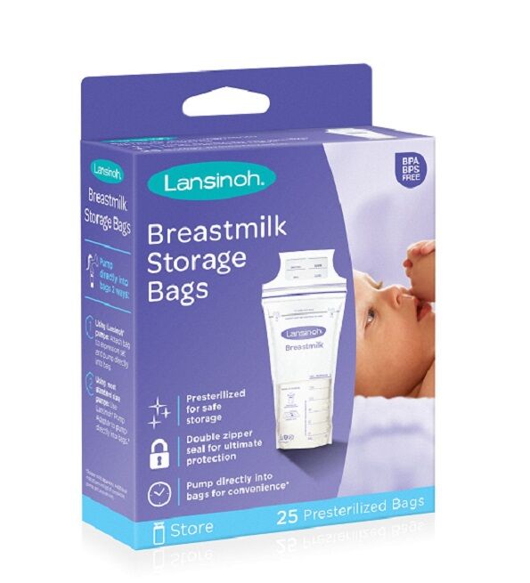 Sachets de Conservation du Lait Maternel 25 Unités