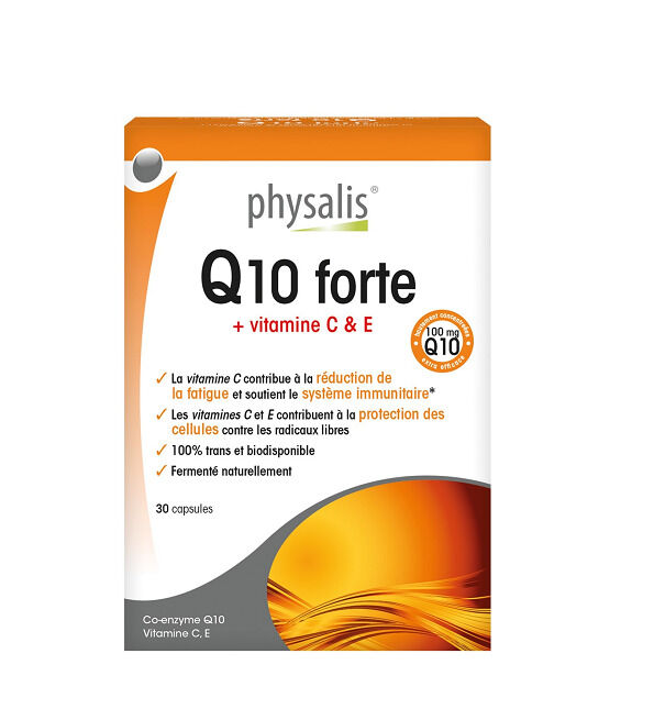 Q10 Forte +Vitamine C + E - 30 Gélules