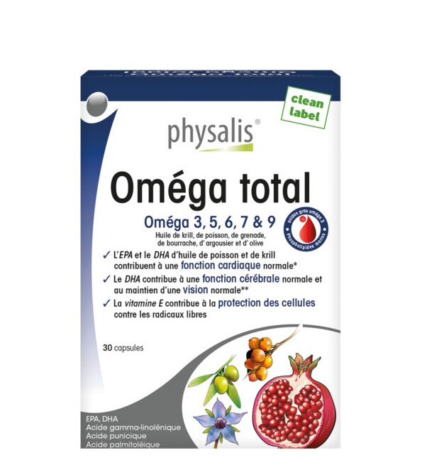 Omega total 3.5.6.7 & 9 - 30 Capsules