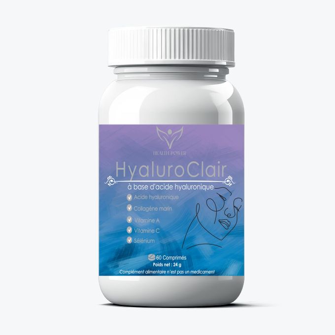 Health Power HyaluroClair à base dacide hyaluronique 60 Comprimés