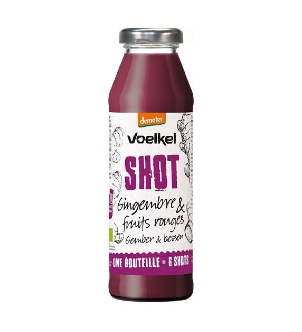 SHOT GINGEMBRE FRUITS ROUGE 280ML