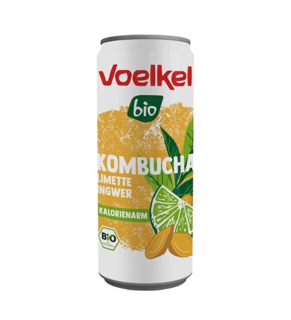 KOMBUCHA CITRON VERT GINGEMBRE CANETTE 250ML