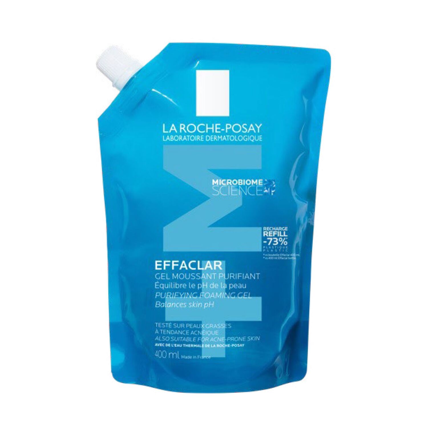 Effaclar Gel Moussant Peau Grasse Acnéique Recharge 