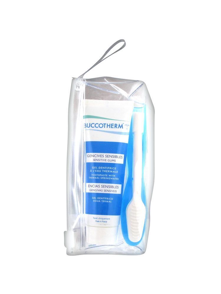 Kit Voyage Dentifrice Soin Gencives au Fluor 25ml + Brosse à Dent