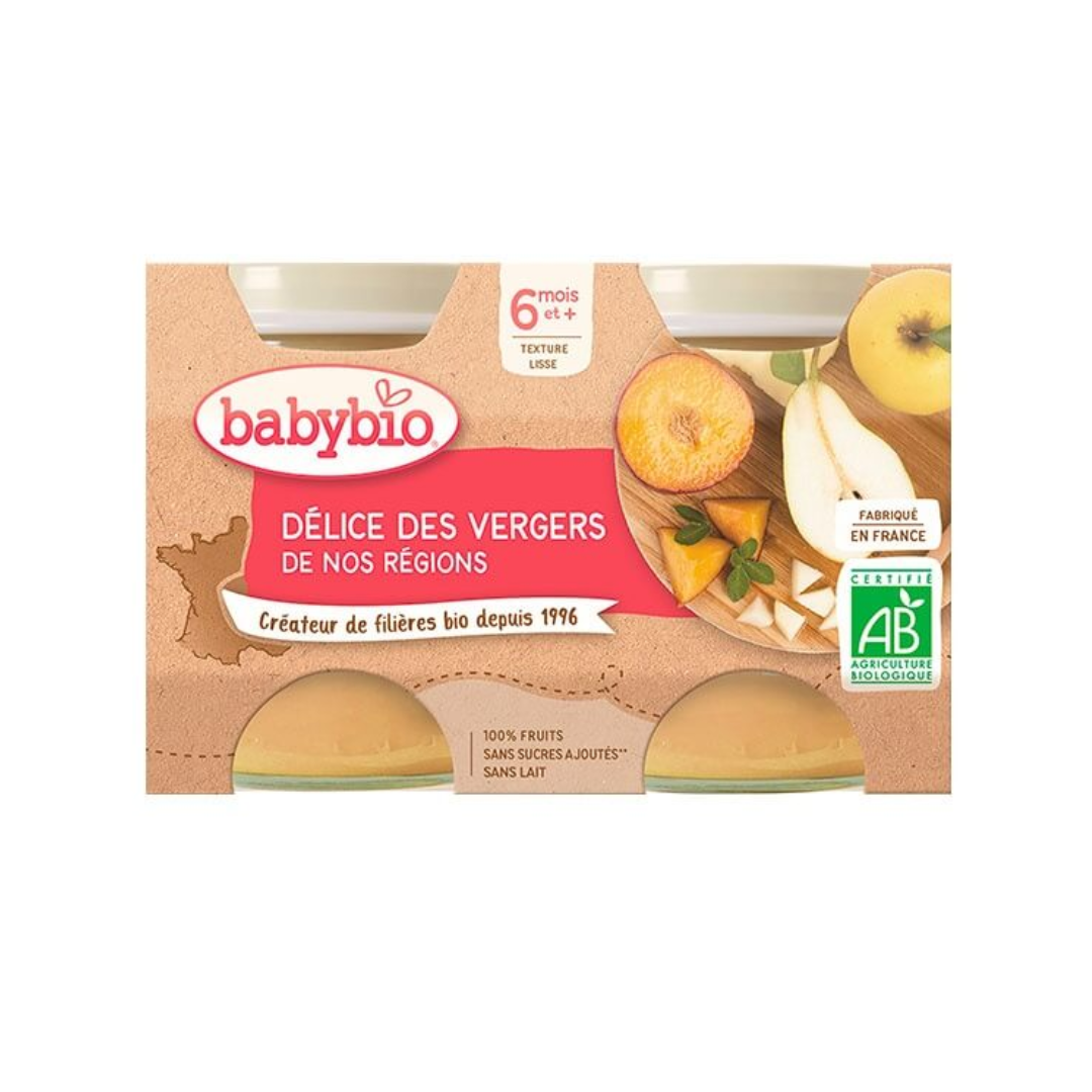 Petit Pot Délice des Vergers 2 x 130G