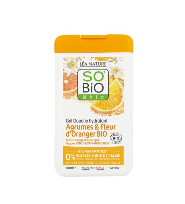 So Bio Gel Douche Agrumes Fleurs Doranger 450ml