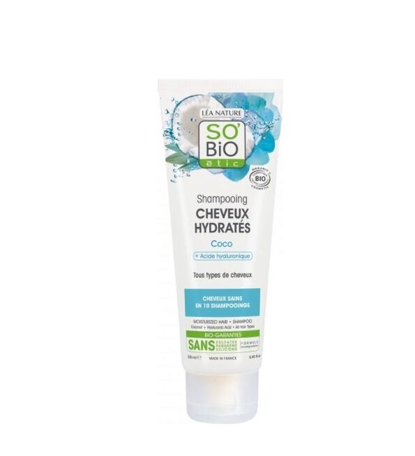 Shampooing Cheveux Hydratés Coco & Acide Hyaluronique - 250ML