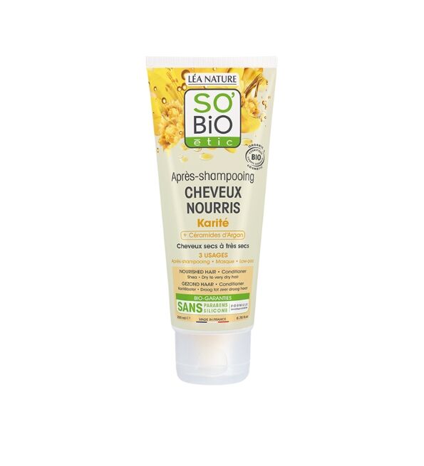 So'bio Étic Après-shampooing Cheveux Nourris Au Beurre De Karité 