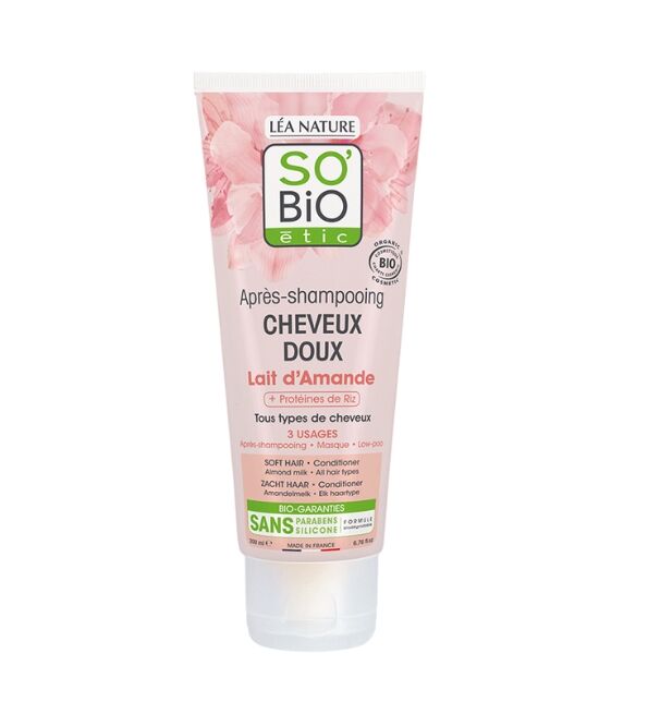 Après-shampooing Cheveux Doux au Lait D'Amande - 200ml