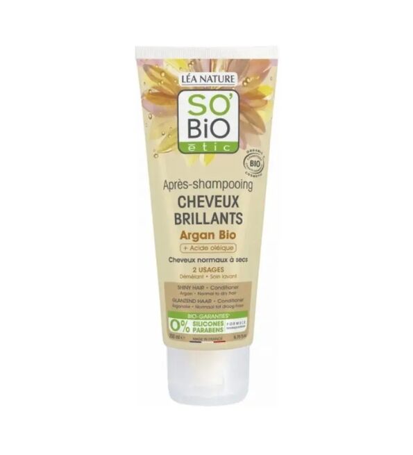 Après-shampoing Cheveux Brillants Argan Bio