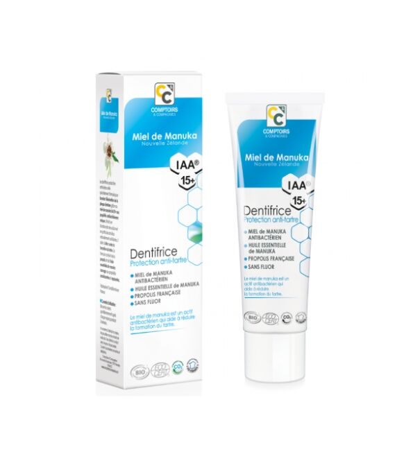 Dentifrice Anti Tarte au Miel de Manuka IAA 15+ - 75ML