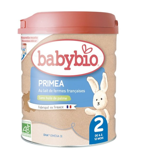 Lait Infantile Primea 2, Conçu pour les Bébés de 6 à 12 Mois - 800g