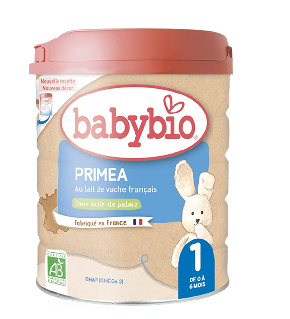Lait Infantile Biologique Primea 1, Destiné aux Nourrissons de 0 à 6 Mois - 800g