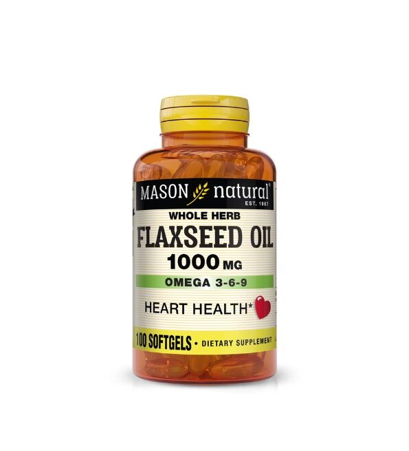 Flaxseed Oil 1000 mg 100 Softgels