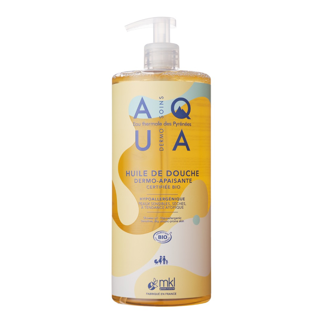 Aqua Huile De Douche Dermo-Apaisante Bio 1L