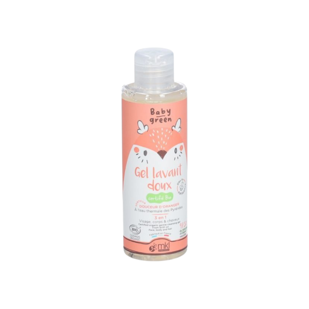 Baby Green Gel Lavant Doux Bio 100ml