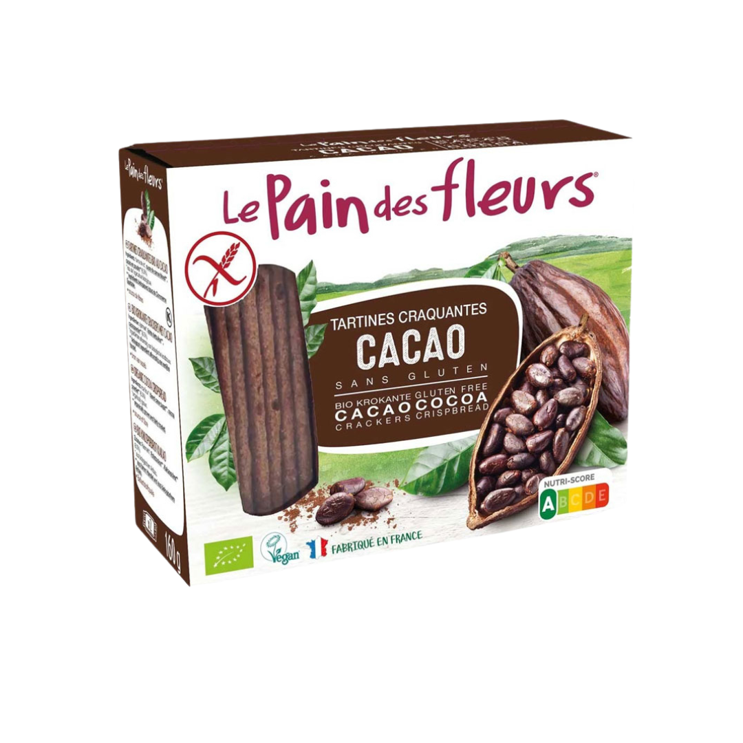 Tartines craquantes au cacao sans gluten 150G