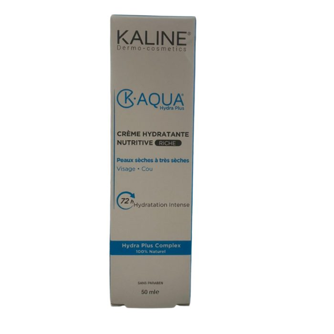K.aqua Crème Hydratante Nutritive Riche Peaux Sèches Et Très Sèches