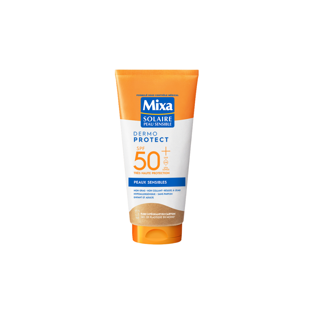 Lait Solaire Dermo Protect Spf50+ Pour Peaux Sensibles
