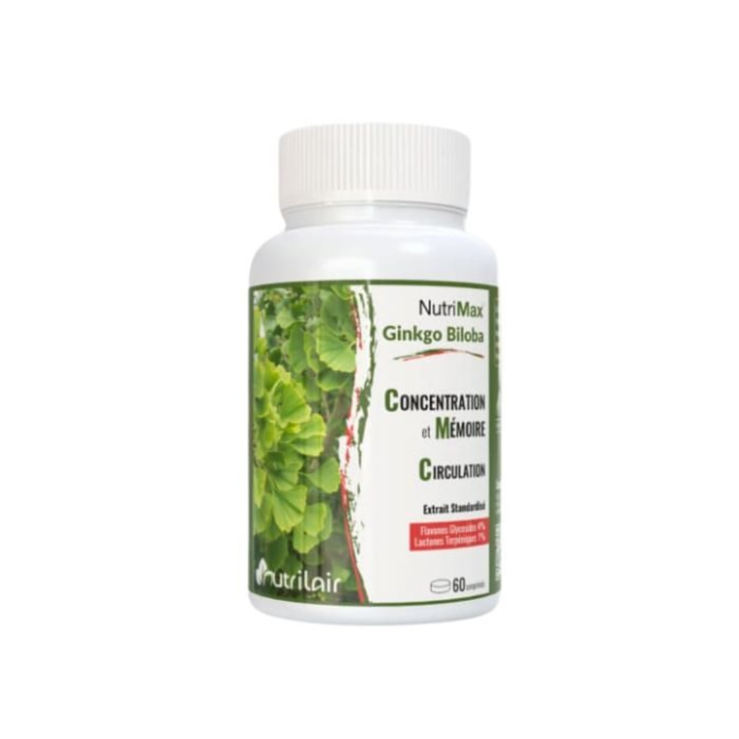 Ginkgo Biloba 60 Comprimes