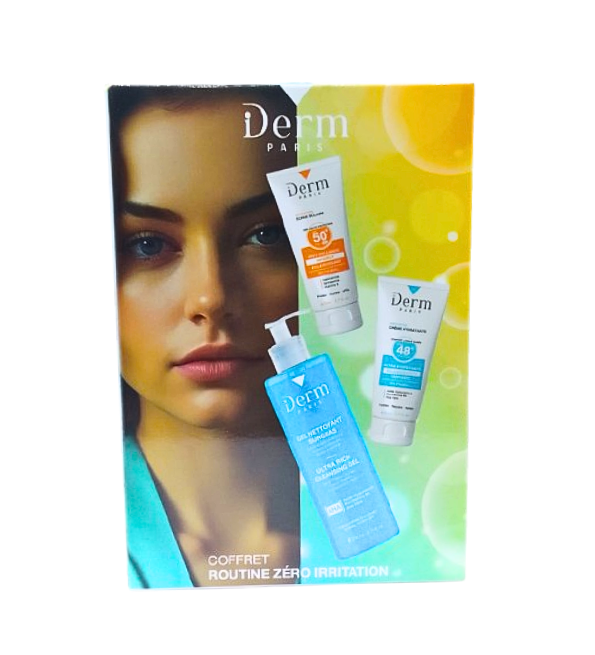 Coffret Routine Zéro Irritation  Gel surgras + Crème hydratant + Ecran