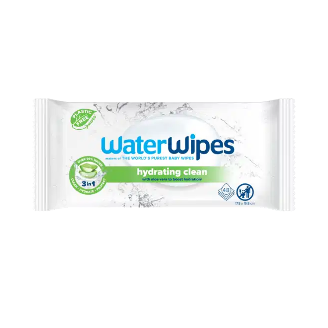 Lingettes Hydrating Clean with Aloe Vera 48 Pieces