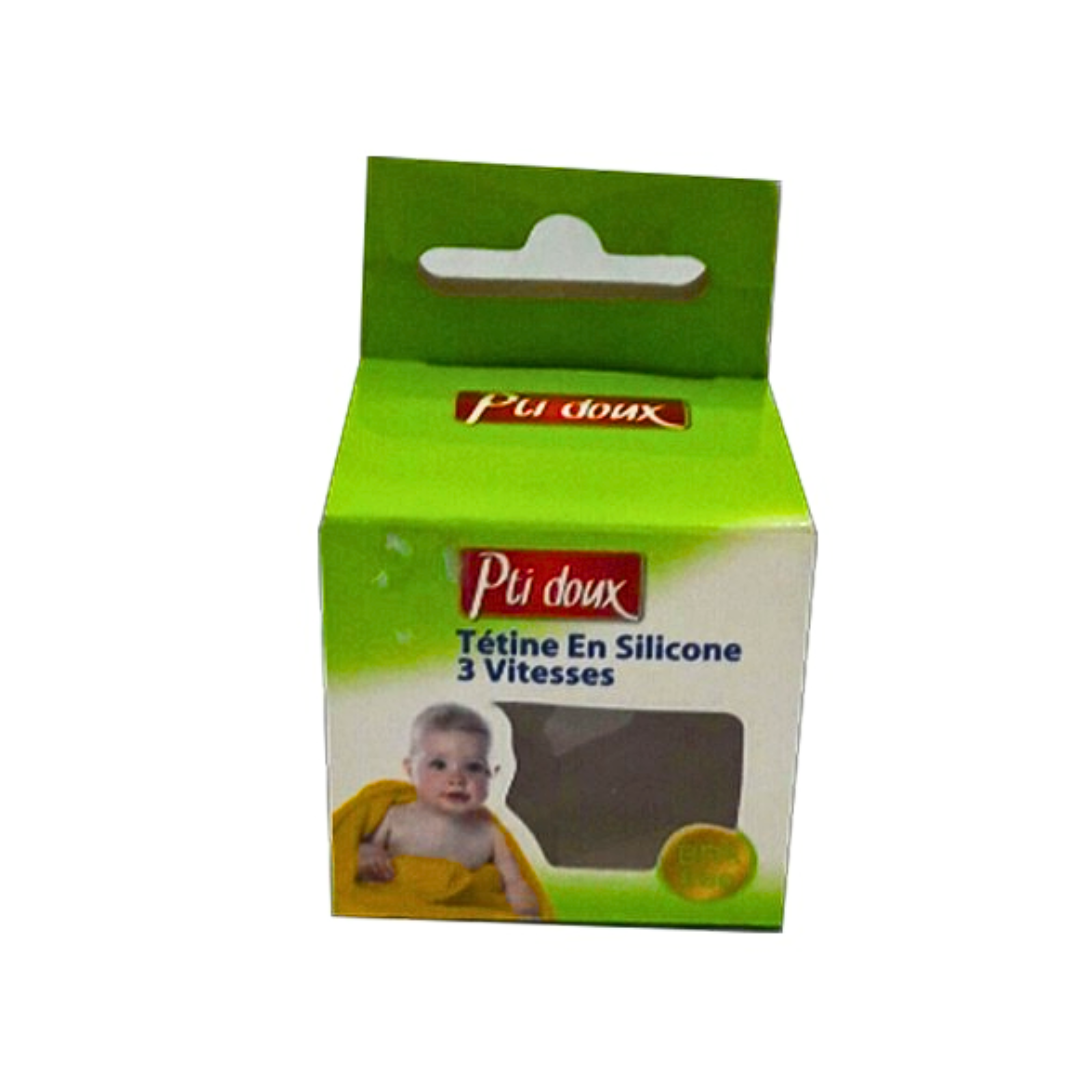 Tetine Large 3 Vitesses En Silicone