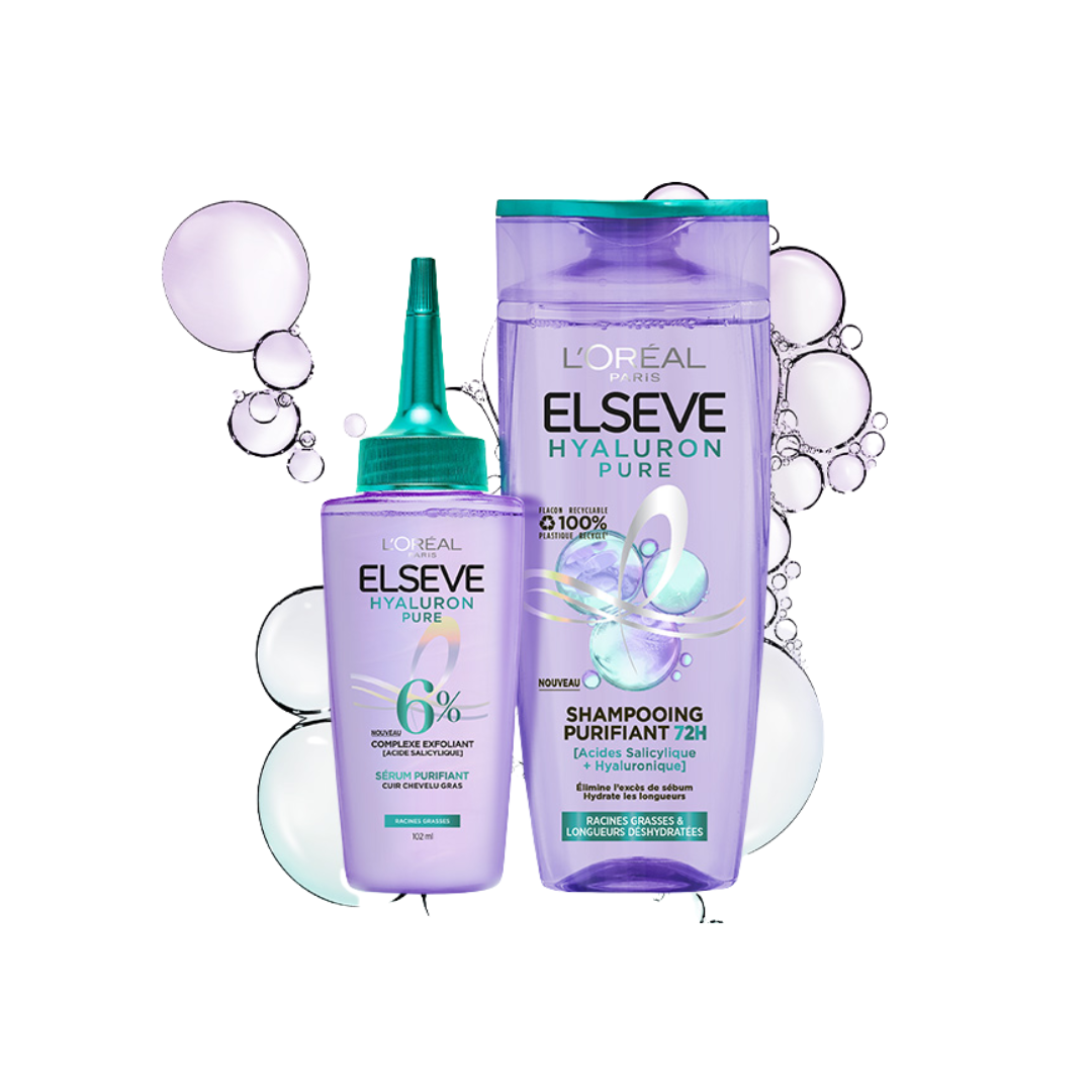 Elseve Hyaluron Pure Sérum 100ml + Shampooing -200ml Pack