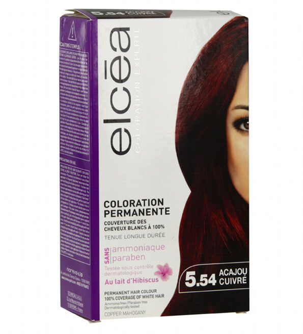 Coloration acajou cuivre 5.54