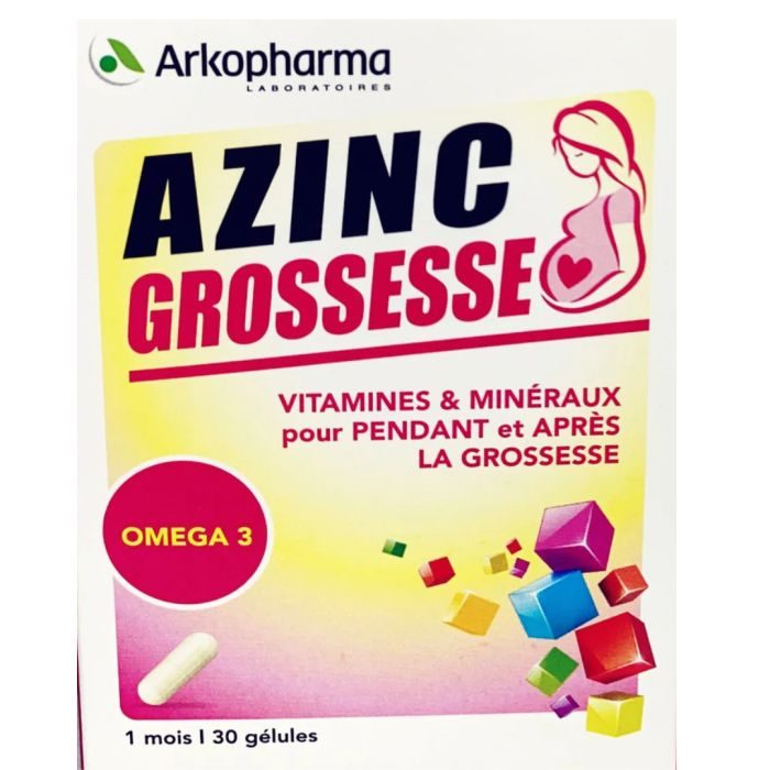 Azinc Grossesse - 30 Comprimés