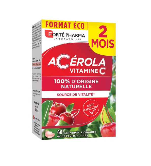 Acérola Vitamine C - 60 Comprimés