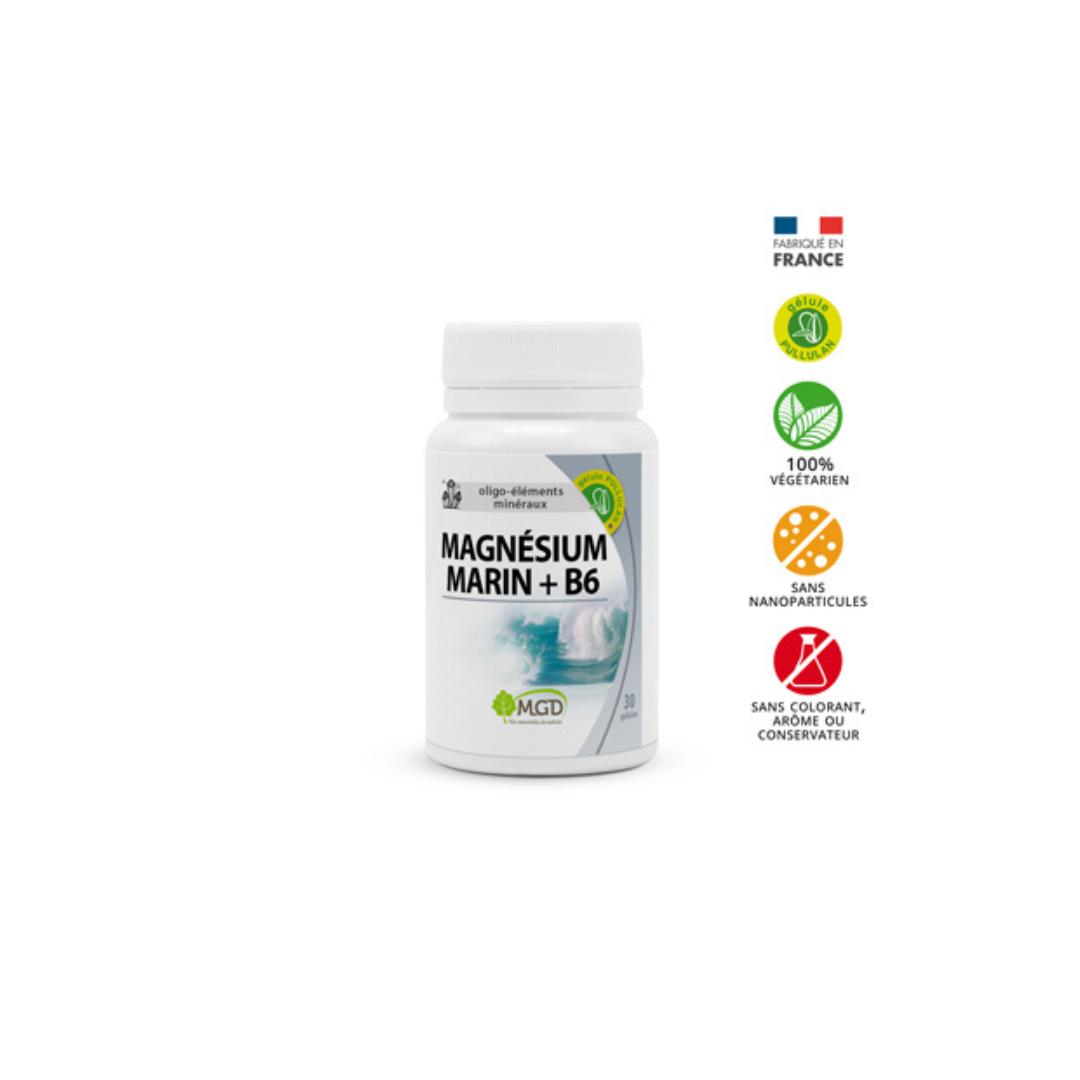 Magnésium marin +B6 - 30 Gélules