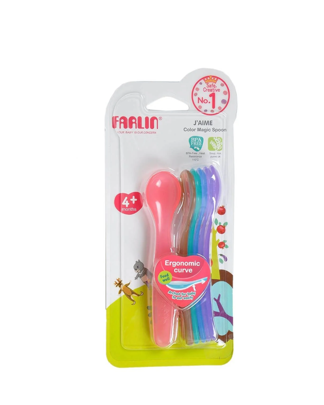 Cuillere Couleur 7 Pieces +12m BF-237A