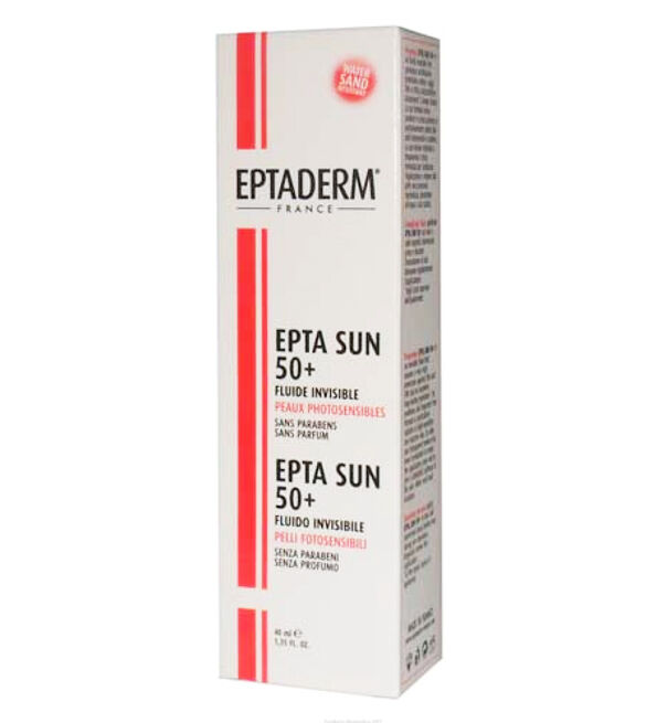 Epta Sun 50+ Fluide Invisible - 40 ml