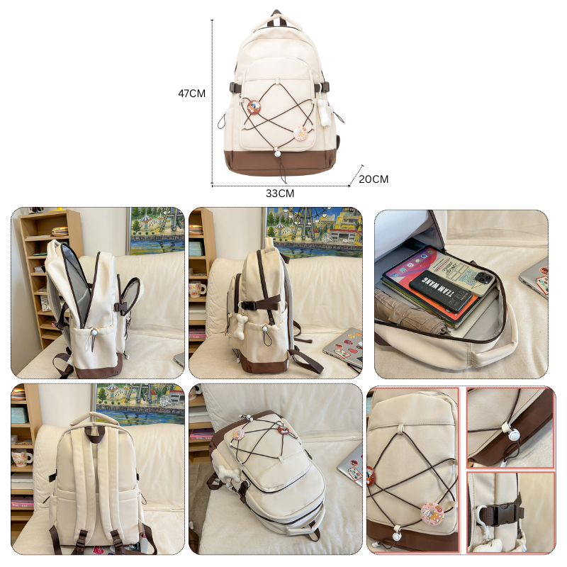 Sac À Dos Élégant Quotidiens Polyvalent