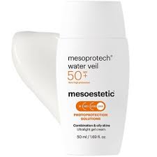 Mesoprotech Water Veil Spf 50+ | Crème Solaire Légère Peaux Mixtes à Grasses