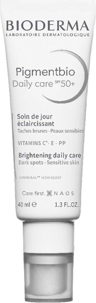 Pigmentbio Daily Care Spf 50+ – Soin Éclaircissant Anti-taches & Haute Protection