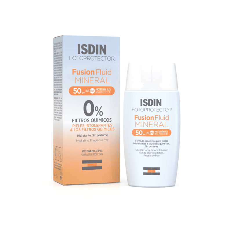 Fusion Fluid Mineral Spf 50 – Écran Solaire Minéral Peaux Intolérantes et Atopiques