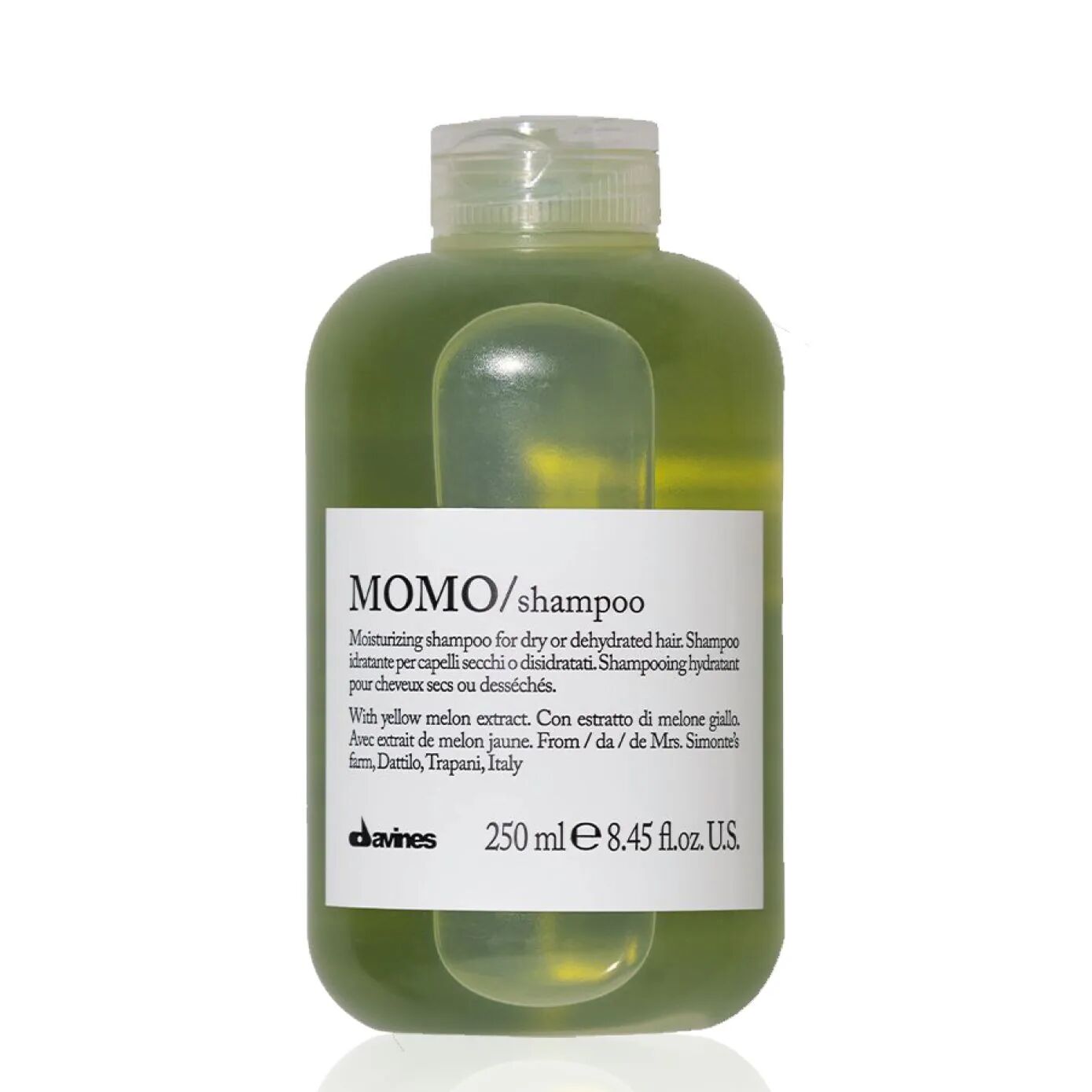 Momo Shampoo Shampoing Hydratant pour Cheveux Secs et Déshydratés