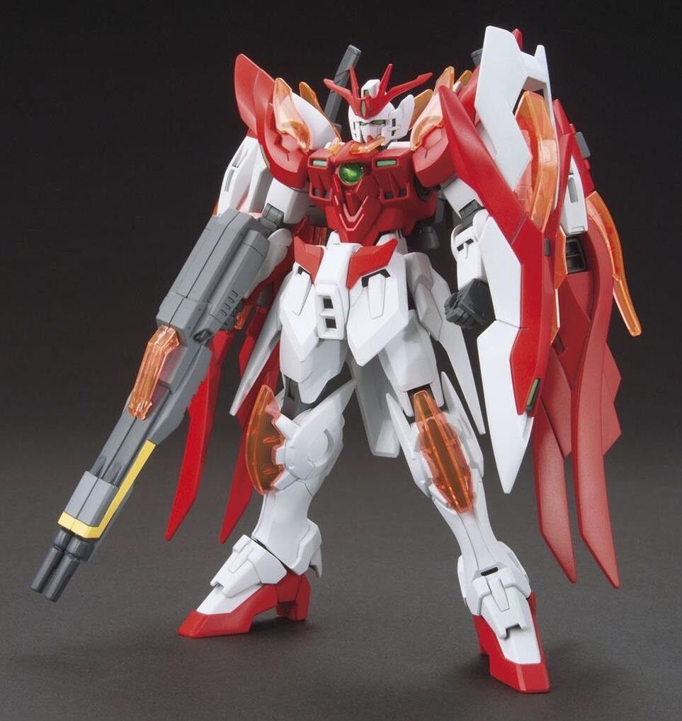 Maquette Gundam - Gundam Build Fighters Honoo - Wing Gundam Zero Flame HG 1/144 - 13 cm