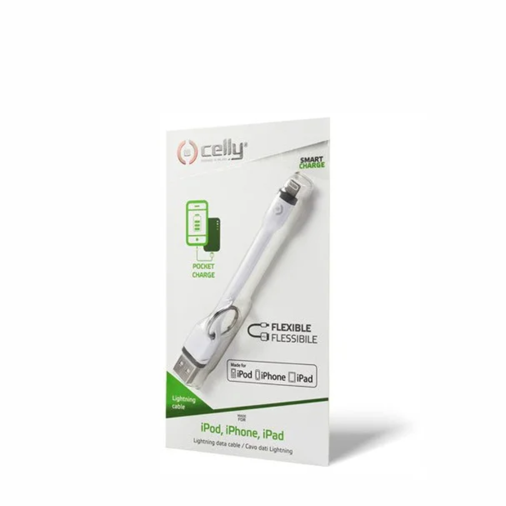 Câble Lightning 12 cm BLANC