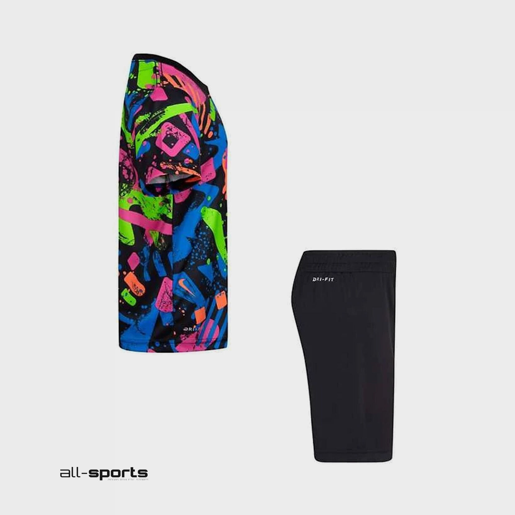 Ensemble Dri Fit Aop Thrill pour Enfant Multicolore