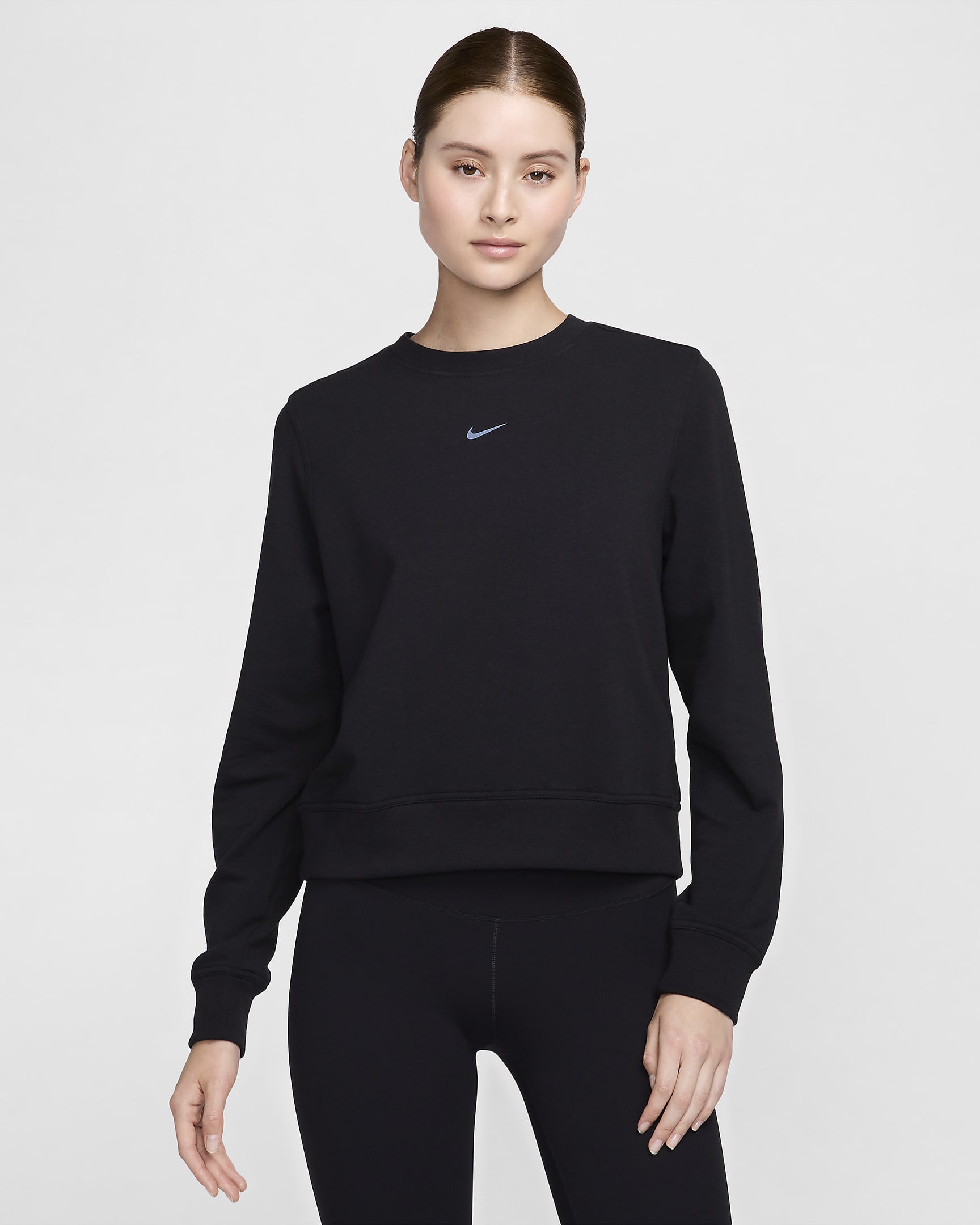Sweat-shirt en Molleton à Col Rond pour Femme Dri-fit One