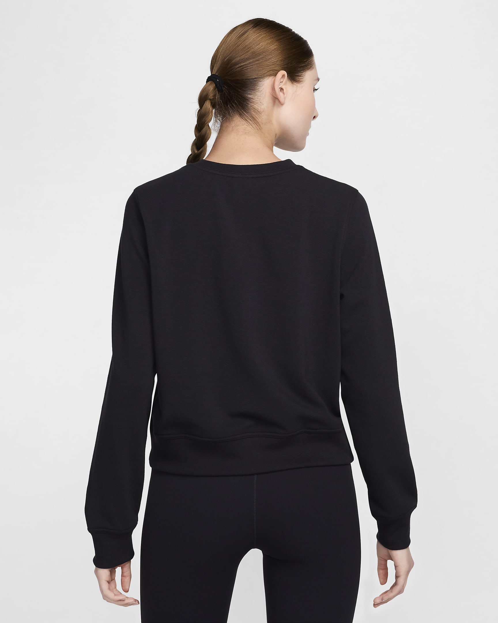 Sweat-shirt en Molleton à Col Rond pour Femme Dri-fit One thumbnail 3