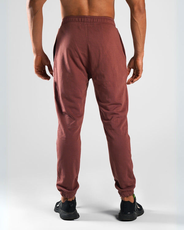Essential Pantalon De Sport Coton Bordeaux