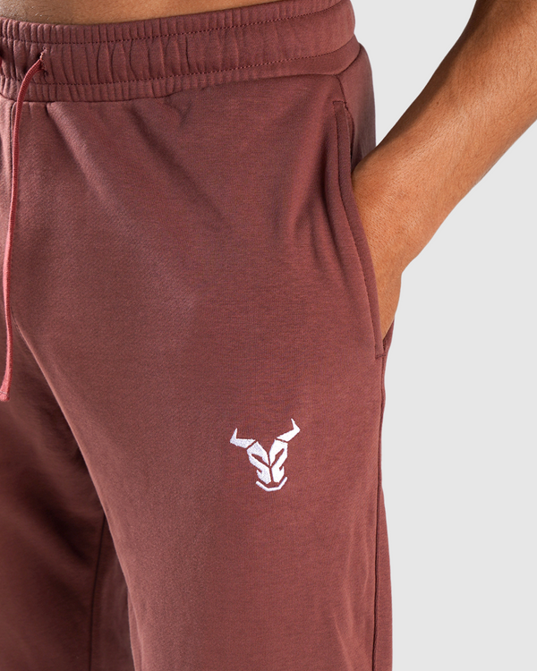 Essential Pantalon De Sport Coton Bordeaux thumbnail 3