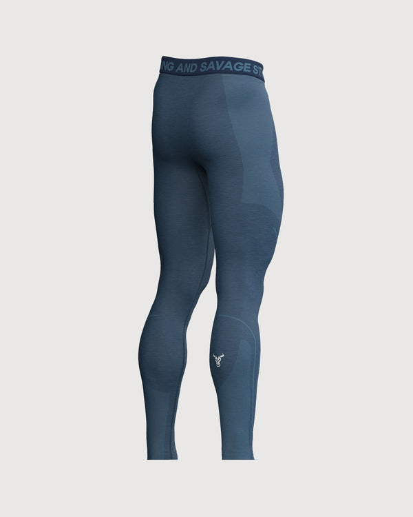 Progress Seamless Leggings Homme Marine Chiné thumbnail 4