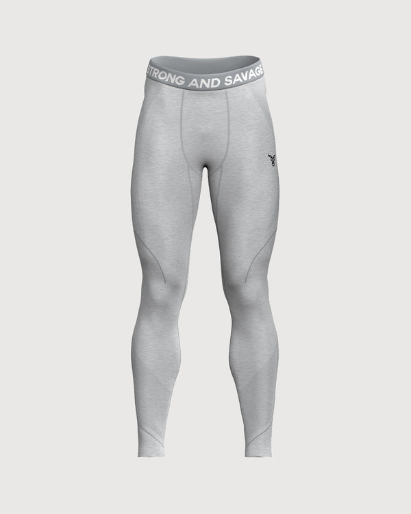 Progress Seamless Leggings  Homme Gris Chiné