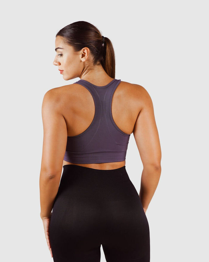 Essential Seamless Brassière Femme Gris Smokey