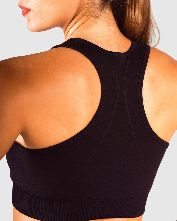 Essential Seamless Brassière Femme Noir thumbnail 3